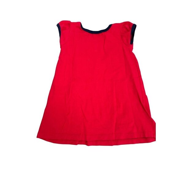 Mini Scraps Toddler Red/Blue Patriotic tunic W/ Star & Stripe Patchwork Design S - Picture 2 of 4